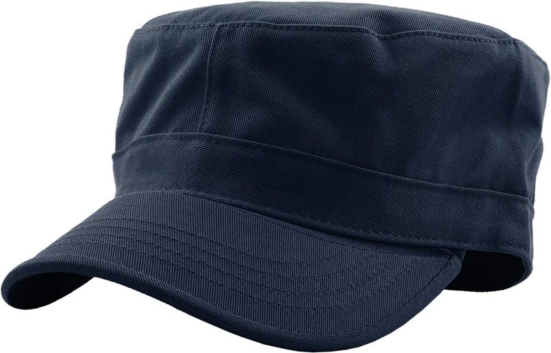 KBETHOS KBK-1464 NAV XL Cadet Army Cap Basic Everyday Military Style Hat (Now with STASH Pocket Version Available) - Image 1
